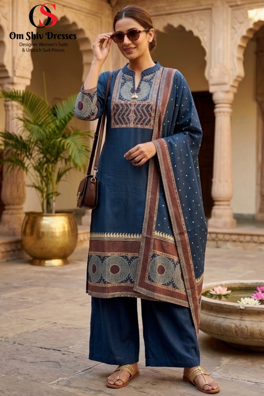 BigSize Semi Formal 3piece Set in Premium Fabric